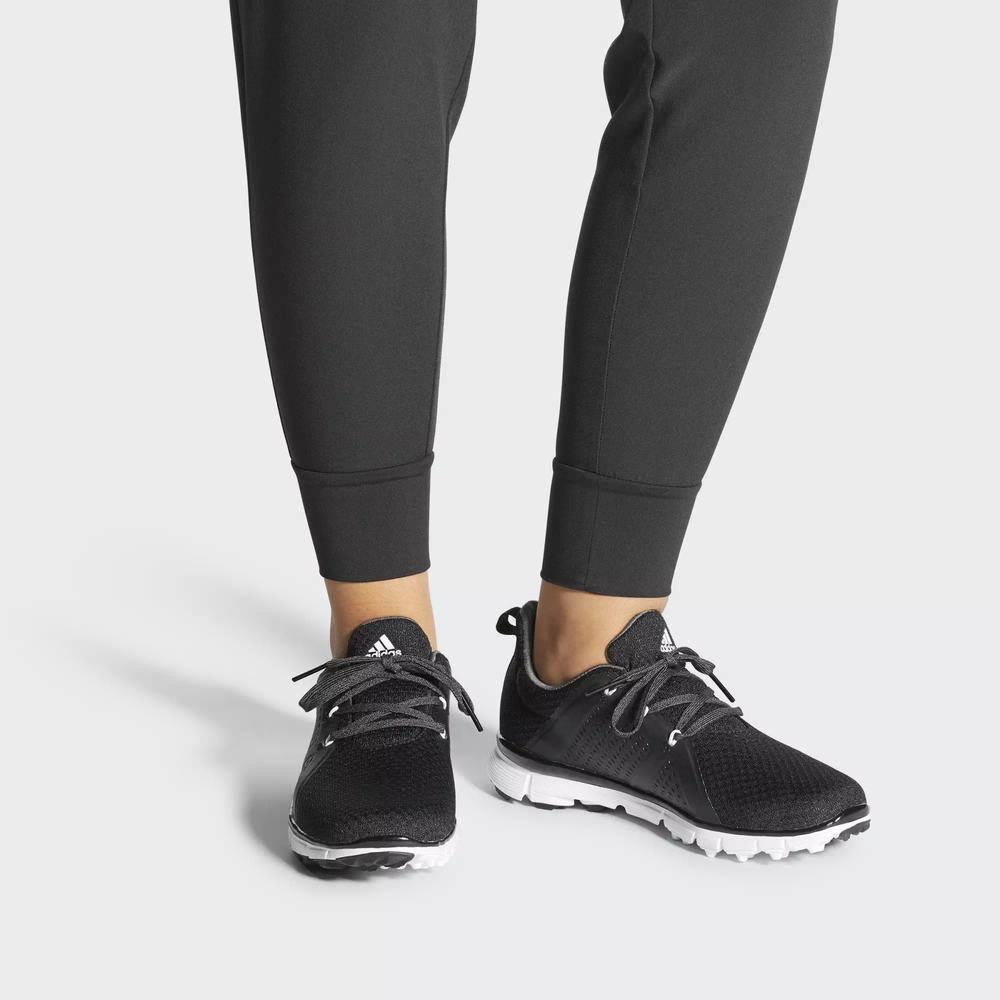 Adidas Climacool Cage Tenis De Golf Negros Para Mujer (MX-70086)